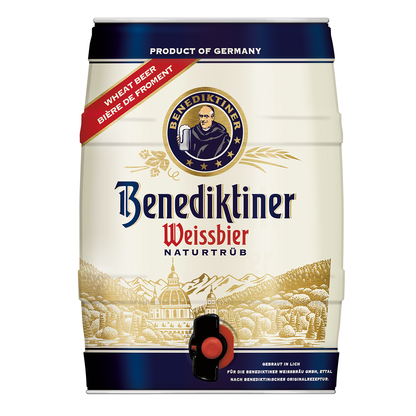 BWS5L Benediktiner Weissbier 5L