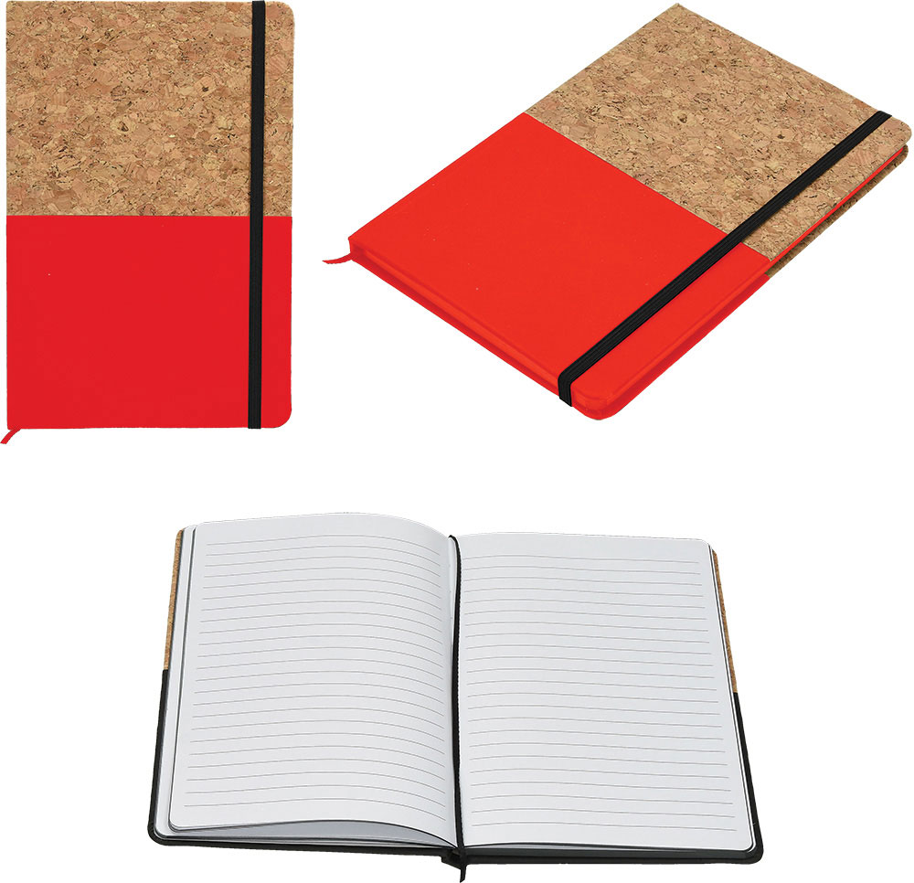 9003007 Notes Corc Color A5 pluto PU 96 str. s gumicom, 14x21x1 cm P12/96