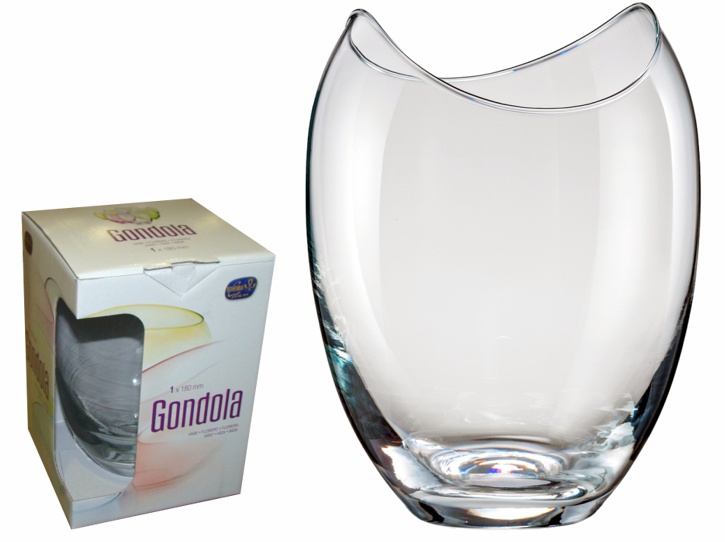 85779 VAZA KRISTALIN 18cm GONDOLA