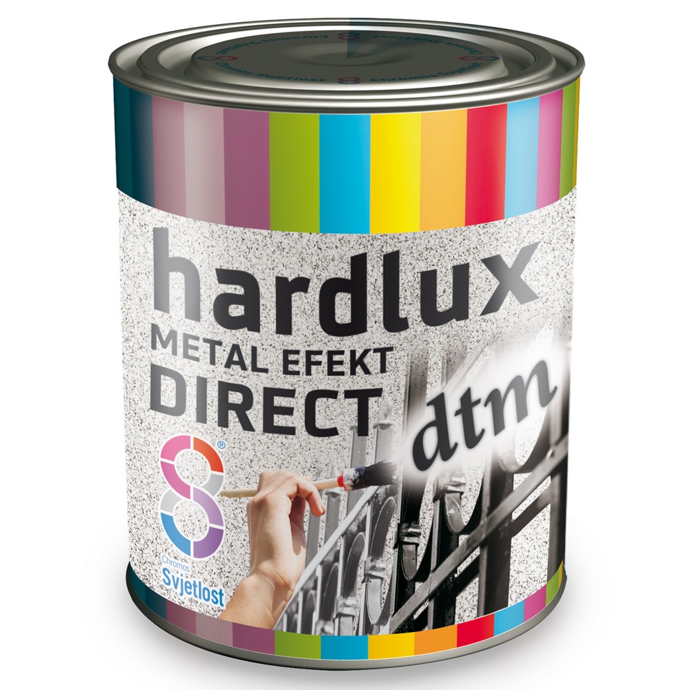 Boja za metal CHROMOS SVJETLOST HARDLUX DTM SIVI 0,75L