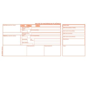 237174-EC Obrazac HUB 3A, OPTIMA, nalog za nac. pl. 3/1, A4,1+0 LASER 900/1